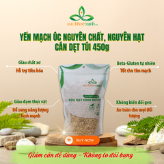 Yến mạch ăn liền nguyên chất cán dẹt  - hàng chính ngạch từ Úc