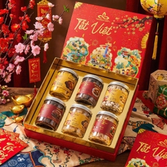 Hạt dinh dưỡng Hũ 750 - Quà tết đầu năm - Trao tình thâm, gửi sức khỏe [Nếu muốn đóng quà, chọn 6 hũ bất kỳ và Hộp quà đi kèm]