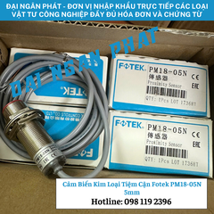 Cảm Biến Kim Loại Tiệm Cận Fotek PM18-05N 5mm