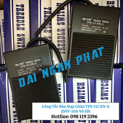 Công Tắc Bàn Đạp Chân TFS-111 (FS-1) 250V-10A Vỏ Sắt