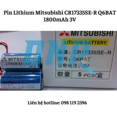 Pin Lithium Mitsubishi CR17335SE-R Q6BAT 1800mAh 3V