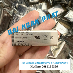 Pin Lithium Ultralife U9VL-J-P 1200mAh 9V
