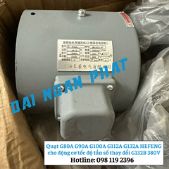 Quạt G80A G90A G100A G112A G132A HEFENG cho động cơ tốc độ tần số thay đổi G132B 380V