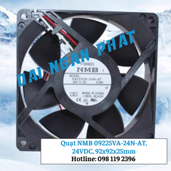 Quạt NMB 09225VA-24Q-AT, 24VDC, 92x92x25mm
