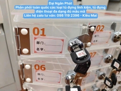 Tủ Locker 4 5 6 9 Ngăn Nhựa Trong Suốt Lưu Trữ Điện Thoại Có Chìa Khóa Có Khe Đựng Bảng Tên Cho Nhân Viên