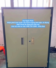 Tủ Đựng Linh Kiện 100 Ngăn C1280xR695xS280mm Có Cánh