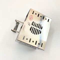 Ống Đựng Đũa Muỗng Pioneer Mẫu Vuông 2 Ngăn Inox 304 Cao Cấp