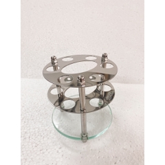 Kệ Để Bàn Chải, Kem Đánh Răng Pioneer Đế Kính Inox 304 Cao Cấp