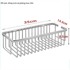 Kệ Để Xà Bông 1 Tầng Phòng Tắm Inox 304, Hàng Đúc Đặc Inox 304 - Kệ Để Gia Vị Inox 304 - Mã SP: TP6225