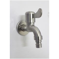 Vòi Hồ Xả Nước Inox 304 Có Khớp Nối Đầu Vòi Dễ Dàng Tháo Gắn Đường Ống Cao Cấp