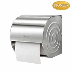 Hộp giấy vệ sinh kín Pioneer Inox 304 gắn tường trong phòng tắm, Mã PE:340
