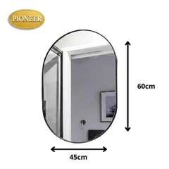 Gương Treo Tường Pioneer Khung Viền Nhôm (Đủ Kích Thước) Cao Cấp - Mã PE:198, PE:199