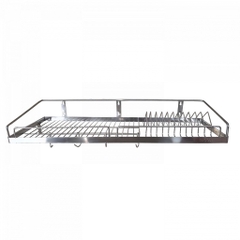 Kệ Treo Chén Bát 1 Tầng Inox 304 Cao Cấp - Kệ Chén Inox 1 Tầng Treo Tường Nhà Bếp