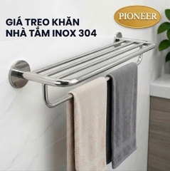 Giá treo khăn Pioneer Inox 304 trong phòng tắm, Mã MK:307