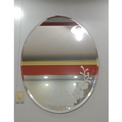 Gương Soi Hoa Văn Pioneer Nhà Tắm - Kiếng Soi Phòng Tắm ( Đủ Kiểu Dáng ) - Kích Thước: 45x60 CM