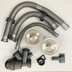 Bộ Xả Chậu Rửa Chén Bát 2 Hộc Rẻ - Đẹp - Bền