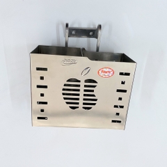 Ống Đựng Đũa Muỗng Pioneer Mẫu Vuông 2 Ngăn Inox 304 Cao Cấp
