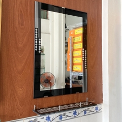 Gương Nhà Tắm Khung Sơn Màu Pioneer Kích Thước 45x60 Cm - Mã PE138