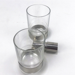 Kệ Để Ly Đôi Pioneer Inox 304 Nhà Tắm Cao Cấp Tặng Kèm 2 Ly Thái Lan  - Mã SP: TP6004