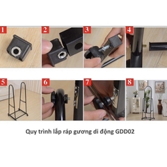 Gương Soi Di Động Toàn Thân - Gương Đứng Toàn Thân Giá Sỉ - Siêu Đẹp