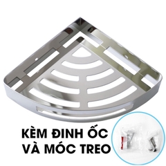 Kệ Góc Phòng Tắm 1 Tầng, 2 Tầng Inox 304 Nhà Tắm - Chuyên Giá Sỉ