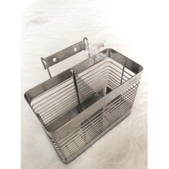 Ống Đựng Đũa Muỗng Vuông Dạng Lưới Inox 304 (1 Ngăn, 2 Ngăn, 3 Ngăn)