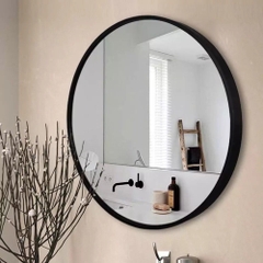 Gương Tròn Treo Tường Pioneer Khung Viền Nhôm D60 Cm Siêu Đẹp - Mã SP: PE195/PE196