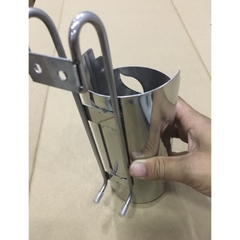 Ống Đũa Tròn Hình Táo INOX 304 ( Đơn - Đôi )  - Ống Đựng Đũa Muỗng - Mã SP: PE402