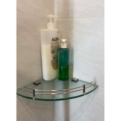 Kệ Góc Kính Inox 304 Pioneer Nhà Tắm Cao Cấp, Kích Thước: (25 x 25) Cm - Mã TP22