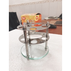 Kệ Để Bàn Chải, Kem Đánh Răng Pioneer Đế Kính Inox 304 Cao Cấp