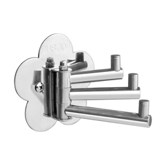 Móc 3 Chia Inox Cao Cấp - Móc Áo 3 Chia Inox 304  - Mã SP: PE07, PE08