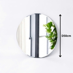 Gương tròn treo tường Pioneer trang trí trong phòng tắm, phòng ngủ, phòng khách (Đủ Size)