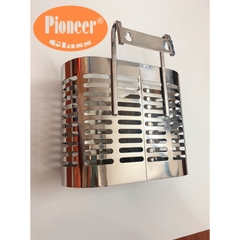Ống Đựng Đũa Muỗng Inox 304 Pioneer 2 Ngăn Cao Cấp - Mã Sản Phẩm: PE405