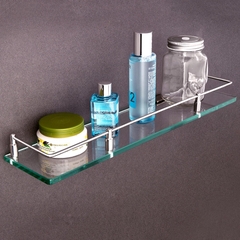 Kệ Kính Inox 304 Pioneer Phòng Tắm Cao Cấp, Trụ Rào Bản To - Mã SP: TP41