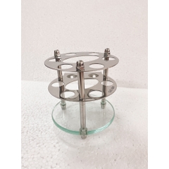 Kệ Để Bàn Chải, Kem Đánh Răng Pioneer Đế Kính Inox 304 Cao Cấp