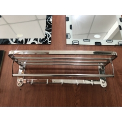 Máng Khăn Tầng Đa Năng INOX 304 - Máng Khăn Xếp - Thanh Treo Khăn Đa Năng INOX