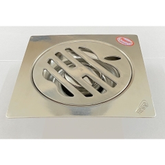 Phễu Thoát Sàn Hoa Văn Táo Hàng Đúc Inox 304 Pioneer - Hố Ga Chống Hôi Inox 304 - Mã SP: PE354