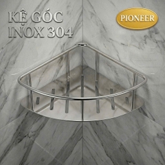 Kệ góc tấm Inox 304 Pioneer cao cấp trong phòng tắm, Mã TP:6227