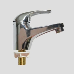Vòi Lavabo Lạnh Gật Gù Đồng Thau Xi Bóng Cao Cấp Bồn Chậu Rửa Mặt