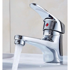 Vòi Lavabo Lạnh Gật Gù Đồng Thau Xi Bóng Cao Cấp Bồn Chậu Rửa Mặt