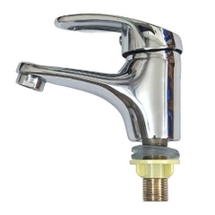 Vòi Lavabo Lạnh Gật Gù Đồng Thau Xi Bóng Cao Cấp Bồn Chậu Rửa Mặt