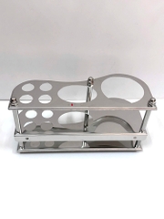 Kệ Để Ly Kem Bàn Chải Đánh Răng Pioneer Inox 304 Cao Cấp Tặng Kèm Ly Thái - Mã SP: KL05