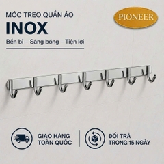 Móc treo quần áo Pioneer Inox 201 treo tường trong phòng tắm, Mã PE:50