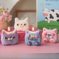 [ Set 5 Hộp ] Nến Thơm Hoa Mèo Cute [ Mix Nhiều Mùi Hương ] - 922479