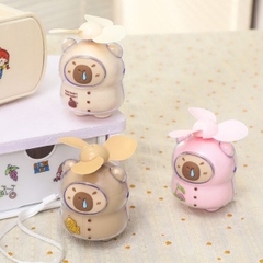 [ Set 2 Cái ] Quạt Cầm Tay Capybara - 922491