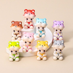 [ Set 10 Cái ] Charm 3D Dimo Ôm Gấu - 922530