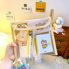 [ Set 10 Cái ] Túi Dựng Dụng Cụ Học Tập | 20x21.5cm - 920060