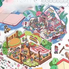 [ Set 10 Bộ ] Sticker Trang Trí 3D [ 21 x 28cm ] - 922800