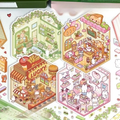 [ Set 20 Bộ ] Sticker Trang Trí 3D [ 14 x 22cm ] - 922805