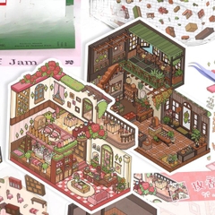 [ Set 10 Bộ ] Sticker Trang Trí 3D [ 20 x 27cm ] - 922811